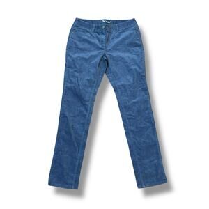 Boden Size 8 10 Gray Cotton Corduroy Ankle Pants Preppy Classic